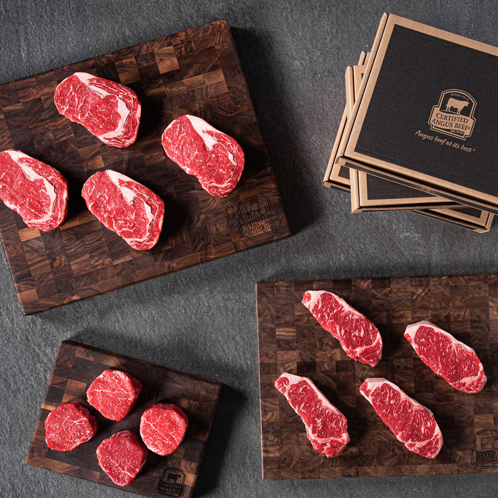 Strip & Ribeye Collection – Certified Angus Beef Steaks