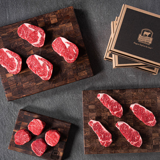 New York Strip Steak ~ Certified Angus Beef - Lombardi Brothers Meats