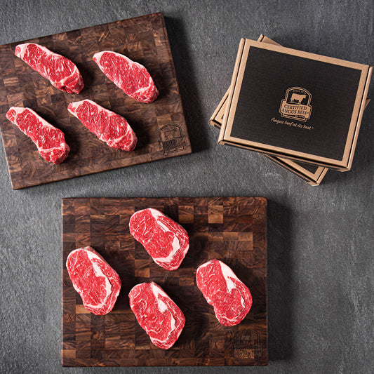 New York Strip Steak ~ Certified Angus Beef - Lombardi Brothers Meats